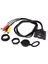 1 M Araba Dashboard Gömme Montaj USB 2.0 3.5mm Ses Aux 3rca Uzatma Kurşun Panel Kablo Kordonu Yüksek Hızlı Motosiklet Tekne Için (Yurt Dışından) 3