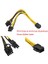 Pcı-E 6 Pinli - 2x6 + 2 Pinli (6 Pinli / 8 Pinli) Güç Kablosu Pcıe Ayırıcı Pcı Express Futural J10T Dijital Nakliye Kablosu Adaptörü (Yurt Dışından) 1