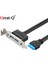 Çift USB 3.0 Ila 20PIN Başlık Kablosu Masaüstü Bilgisayar Arka Panel Anakart Uzatma Braketi Kablosu 50 cm (Yurt Dışından) 2