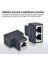 2 Adet RJ45 Splitter Adaptörü 1 Ila 2 Çift Dişi USB RJ45 Bağlantı Noktası 8P8C Genişletici Fiş Lan Inter Ethernet Soketli Konnektör (Yurt Dışından) 5