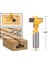 1/2 Inç Şaft Yönlendirici Bit T-Yuvası ve T-Track Planya Zıvana Kesici Alet (Yurt Dışından) 1