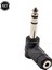 90 Derece 3.5mm Dişi Jack 6.35MM/6.5MM Erkek Jack Sağ Açılı Fiş Hoparlör Kulaklık Ses Adaptörü (Yurt Dışından) 1