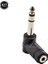 90 Derece 3.5mm Dişi Jack 6.35MM/6.5MM Erkek Jack Sağ Açılı Fiş Hoparlör Kulaklık Ses Adaptörü (Yurt Dışından) 2