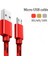 1m Mikro USB Kablosu 2.4A Hızlı Veri Senkronizasyonu Şarj Kablosu Samsung Huawei Xiaomi Lg Htc Andriod Mikro USB USB Telefon Şarj Cihazı Kabloları (Yurt Dışından) 1