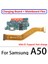 USB Şarj Portu Mikrofon Yuva Konnektörü Kurulu Samsung A10 A20 A30 A40 A50 A60 A70 A80 A21S Ana Anakart Flex Kablo ile (Yurt Dışından) 3