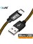 Olaf Mikro USB Kablosu 1 M 2 M 3 M Hızlı Şarj Naylon USB Sync Veri Cep Telefonu Android Adaptör Şarj Aleti Kablosu Samsung Kablosu (Yurt Dışından) 1