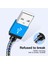 Olaf Mikro USB Kablosu 1 M 2 M 3 M Hızlı Şarj Naylon USB Sync Veri Cep Telefonu Android Adaptör Şarj Aleti Kablosu Samsung Kablosu (Yurt Dışından) 3