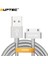 Suptec 30 Pin USB Kablosu iPhone 4s Için 4 Metal Tıpa Naylon Örgülü Tel Şarj Aleti Kablosu 2.4A Hızlı Şarj Veri Senkronizasyon Kablosu iPad 2 Için (Yurt Dışından) 1
