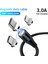 3A Hızlı Manyetik Şarj Cihazı 3.0 Mikro USB Kablosu iPhone 8 Için Poco X3 Xiaomi Hızlı Manyetik Telefon Şarj Kablosu C Tipi Kablo (Yurt Dışından) 4