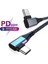 Pd 60W USB Tip C Tip C Dirsek Kablosu 90 Derece Hızlı Şarj Cep Telefonu Macbook Pro Samsung S10 S20 Için Hızlı Şarj Kablosu (Yurt Dışından) 1