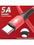 5A USB Tip C Hızlı Şarj Kablosu Mikro USB Şarj Aleti Kablosu Samsung Telefon Şarj Cihazı Veri Kablosu Kablosu Xiaomi Huawei Için USB C Tel (Yurt Dışından) 1