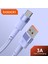 Toocki 3A USB C Tipi Hızlı Şarj Kablosu Samsung S10 S20 Xiaomi Mi 12 Huawei USB C Kablo Veri Telefon Kablosu C Tipi Şarj Kablosu (Yurt Dışından) 1