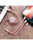 Teleskopik Bire Üç Veri Hatları Xiaomi Iphoecharger Telefon Aksesuarları USB C Kablosu USB Iphone Aksesuarları Iphone 12 Pro Max (Yurt Dışından) 5