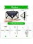 4 Lü Paket Bahçe Aplik Bahçe Lambası Bahçe Aydınlatma Güneş Enerjili Bahçe Lambası 100 LED 4lü Paket Bahçe Aplik Bahçe Lambası Bahçe Aydınlatma 4
