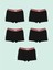 5'li Paket Çocuk Likra Boxer 0343 2