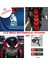 Motorsiklet 4'lü Sticker Set Venom-Şerit-Fark Et- Kan Grubu 1