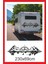 Pusula Deniz Dağ Orman Doğa Manzara Off Road Kamp Karavan Sticker 60X18 1