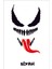Venom Sticker Araba, Motorsiklet, Kask, Laptop, Cam Sticker 20X10 cm 1