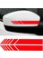 Araba Aynası Için Şerit Sticker - Oto Sticker - Araba Sticker - 20CM x 3 cm 1