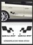 Şahin Slx Sport Damalı Sağ-Sol Takım 2 Adet Oto Sticker 30X16 cm Siyah 1