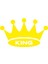 Kral Tacı Oto Sticker Sarı 1