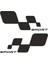 - 2 Adet Sağ ve Sol Sport Yazısı Sticker, Race Sticker Siyah 30X16 cm - S0031 1