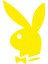 Playboy Oto Sticker Sarı 1