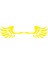 Angels Kanat Yan Ayna Kanat Oto Sticker Sarı 1