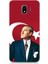 Samsung Galaxy J2 Pro Uyumlu Mustafa Kemal Atatürk ve Bayrak Desenli Silikon Kılıf 1