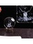 Geyik Temalı 3D Renkli Işıklı Cam Küre 3
