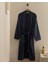 Maynor Kimono Unisex Bornoz - Lacivert 1