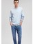 Bisiklet Yaka Mavi Basic Sweatshirt 0S10108-70803 1