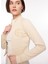 Yuvarlak Yaka Krem Kadın Sweatshırt W4RQ22KC360-G1M5 3