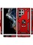 Samsung Galaxy S24 Ultra Için Halka Tutuculu Çift Katmanlı Telefon Kılıfı - Kırmızı (Yurt Dışından) 3