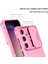 Samsung Galaxy S24 Kayar Kamera Kapaklı Sağlam Standı Telefon Kılıfı - Pembe (Yurt Dışından) 3