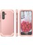 Samsung Galaxy S24+ Için Yumuşak Silikon Sert Pc Tampon Telefon Kılıfı - Rose Gold (Yurt Dışından) 2