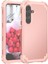 Samsung Galaxy S24+ Için Yumuşak Silikon Sert Pc Tampon Telefon Kılıfı - Rose Gold (Yurt Dışından) 3