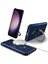 Samsung Galaxy S24+ Için Magsafe Manyetik Halka Standlı Ağır Hizmet Telefon Kılıfı - Mavi (Yurt Dışından) 1