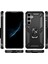 Samsung Galaxy S24+ Için Halka Tutuculu Çift Katmanlı Telefon Kılıfı - Siyah (Yurt Dışından) 3