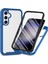 Samsung Galaxy S24 Için Yerleşik Ekran 360 Tam Koruma Telefon Kılıfı - Lacivert (Yurt Dışından) 1