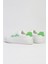 Benetton® | Bnı-10102 4211 Beyaz Yesil-Ithal Platform Topuk Kadın Sneaker 3