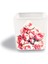 Dekoratif Buzlu Cam Mumluk Pembe Güller Desen 8x8 cm (4 Adet) 1