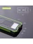 Güneş Enerjili Solar Powerbank 10000mah Led Işıklı Taşınabilir Şarj Cihazı Yeşil 3
