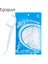 50 Adet Diş Ipi Stili Beyaz Diş Flok Diş Temizleyici Çubukları Ağız Hijyeni Bakımı Diş Arası Temizleme Pensesinde Kürdan Aracı 7.5cm (Yurt Dışından) 4