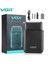 V-390-SIYAH, Box Tarzı Vgr Mini USB Şarj Edilebilir Elektrikli Tıraş Makinesi Döner Bıçaklı Kafa Sakal Tıraş Makinesi Jilet Su Geçirmez Sakal Düzeltici Islak Kuru Kullanım (Yurt Dışından) 1