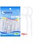Beyaz Stil Diş Seçtikleri Güzellik Interdental Fırça Ağız Bakımı Tek Kullanımlık Diş Ipi Diş Çubuğu Ağız Bakımı Sakız ve Diş Temizleme Için (Yurt Dışından) 1