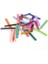 Kırmızı Stil 40 Stickspack Ortodontik Ligatür Bağları Elastomerik 6cm x 1.2cm Renkli Elastik O-Ringler Parantez Lastik Bantlar Aletler (Yurt Dışından) 5