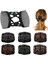 No.2 Tarzı Moda Profesyonel Ahşap Haircomb Bayanlar Sihirli Boncuk Esneklik Çift Klip Boncuk Dize Kelepçe Sıkı Saç Tarakları Aksesuarları (Yurt Dışından) 2