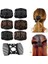 No.2 Tarzı Moda Profesyonel Ahşap Haircomb Bayanlar Sihirli Boncuk Esneklik Çift Klip Boncuk Dize Kelepçe Sıkı Saç Tarakları Aksesuarları (Yurt Dışından) 3