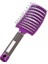 Mor Saç Modeli Yok Saç Derisi Masaj Tarak Saç Fırçası Kıl Naylon Kadın Islak Kıvırcık Detangle Saç Fırçası Salon Kuaförlük Şekillendirici Araçları (Yurt Dışından) 1